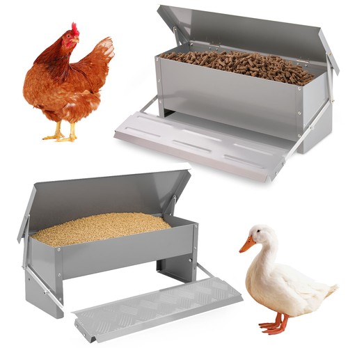 Auto chicken treadle feeder - chicken,