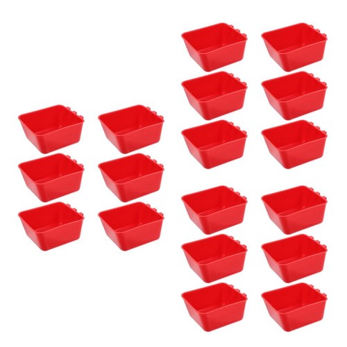 Red reusable bird - reusable, cage