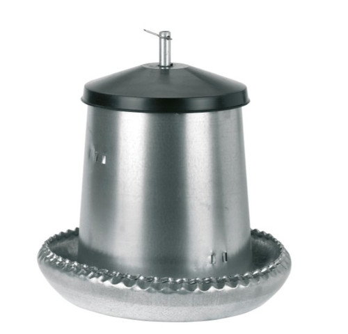 Galvanised chick feeder - chick,