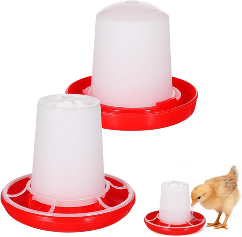 Chick feeder and waterer kit - feeder,