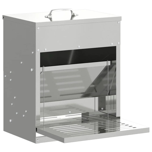 Chicken treadle feeder - chicken, poultry
