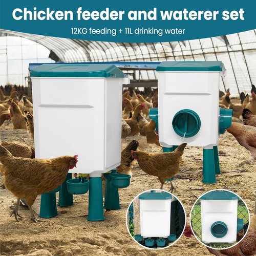 12kg chicken feeder and - and, 11l