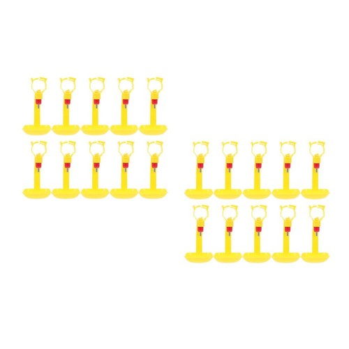 Yellow chicken water feeder - chicken,