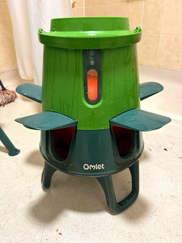 Omlet chicken feeder with legs - omlet,