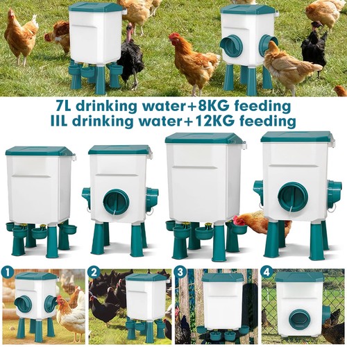 12kg 8kg chicken feeder 11l - feeder, 11l/7l